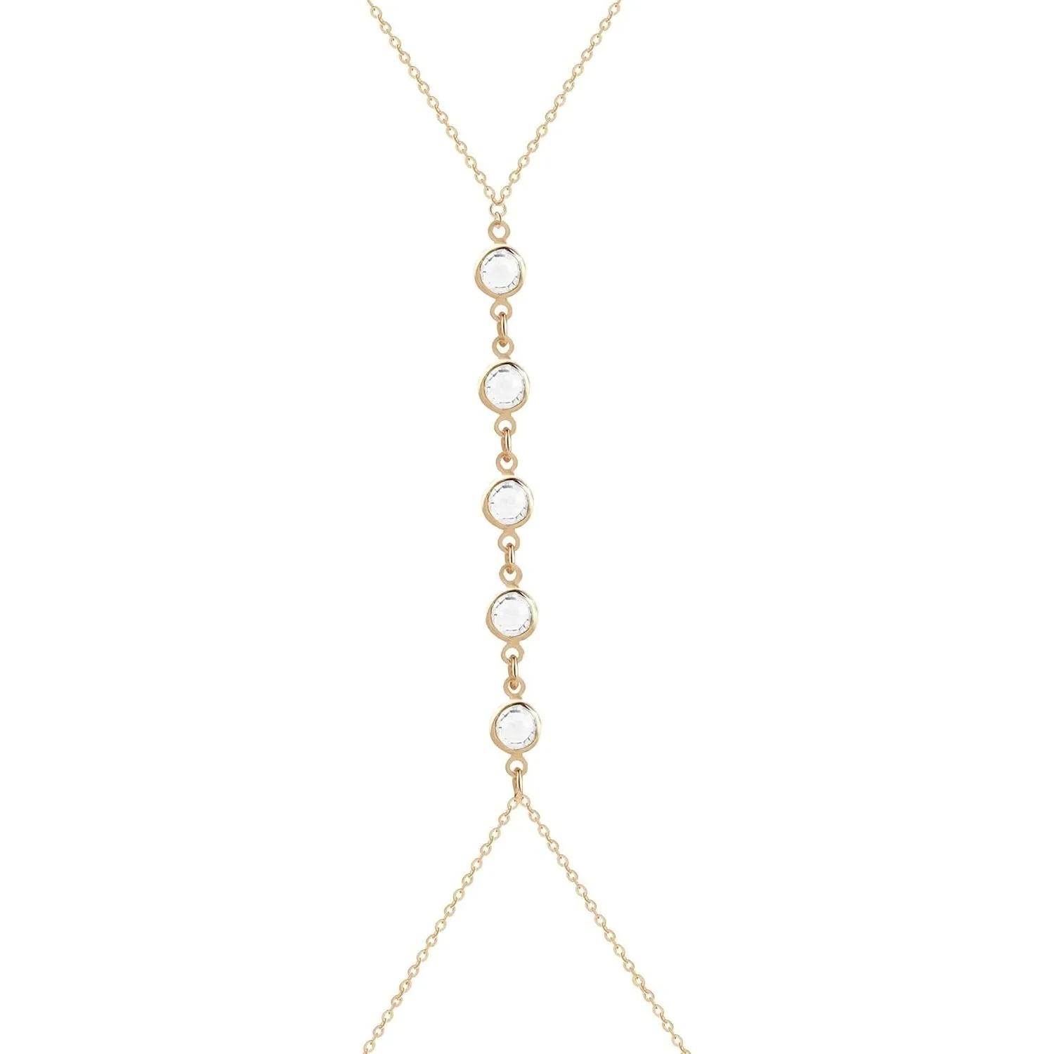 Summer Beach Crystal Belly Wai - Body Jewelry Necklace incelemesi ve fiyatı