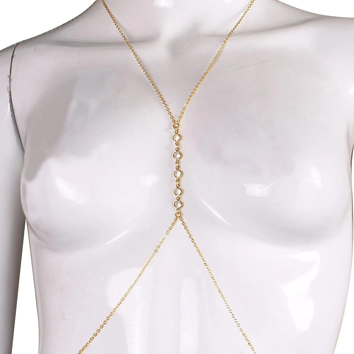 Summer Beach Crystal Belly Wai - Body Jewelry Necklace incelemesi ve fiyatı
