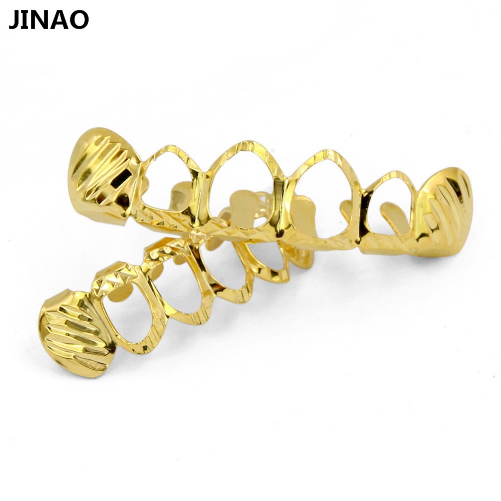 JINAO New Fit D-Cut Grillz Set - Body Jewelry Lot incelemesi ve fiyatı