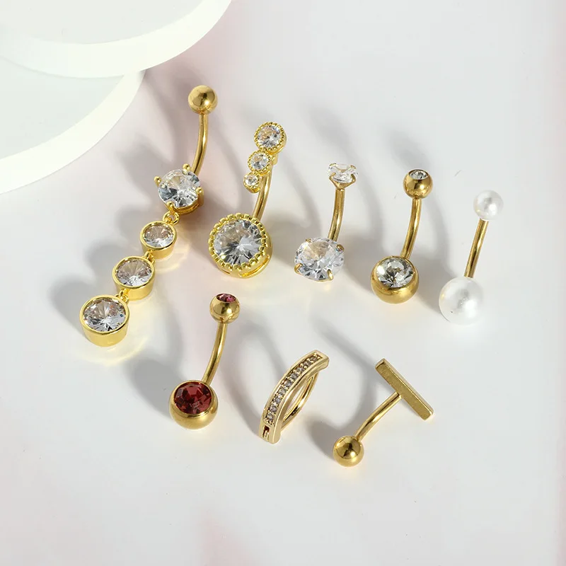 1pc Belly Chain Belly Button R - Body Jewelry Hoops incelemesi ve fiyatı