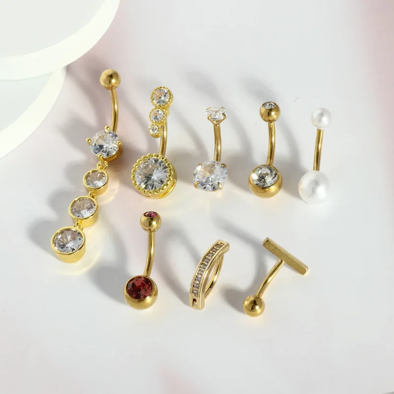 1pc Belly Chain Belly Button R - Body Jewelry Hoops incelemesi ve fiyatı