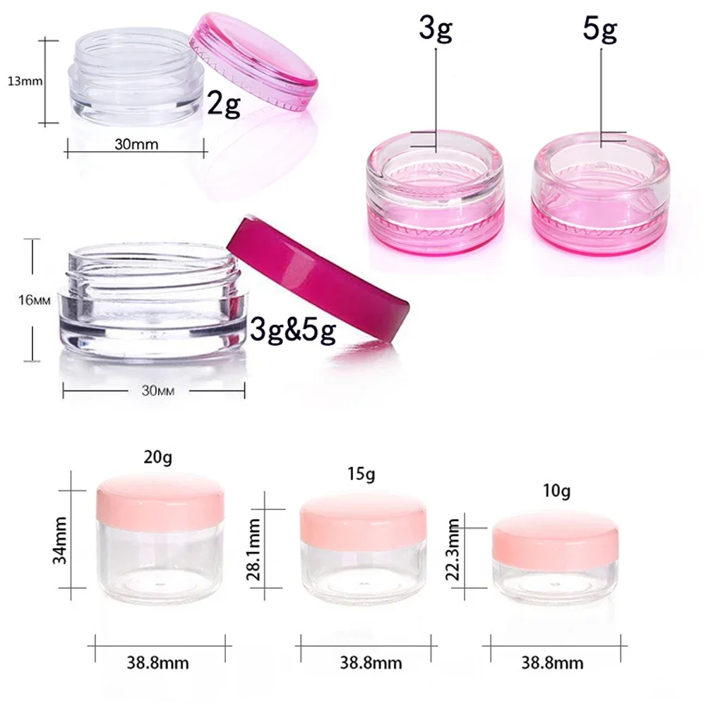 100Pcs 2g-20g Empty Small Cosm - Body Jewelry Jewelry Box incelemesi ve fiyatı