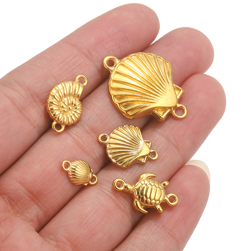 5pcs Stainless Steel Gold Plat - Body Jewelry Beach incelemesi ve fiyatı