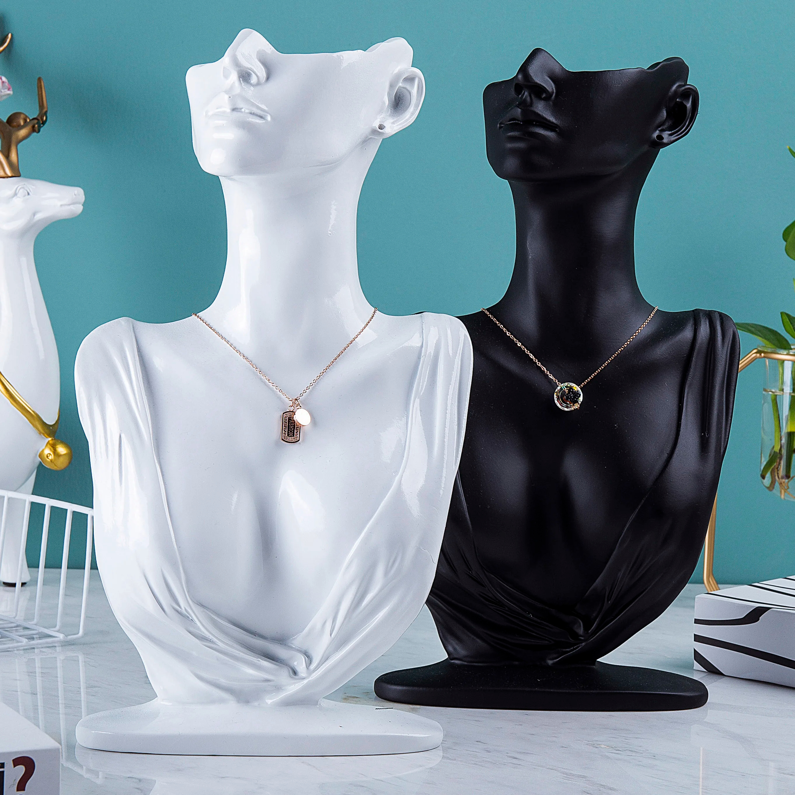 Mannequin Necklace Jewelry Dis - Body Jewelry Display Ideas incelemesi ve fiyatı