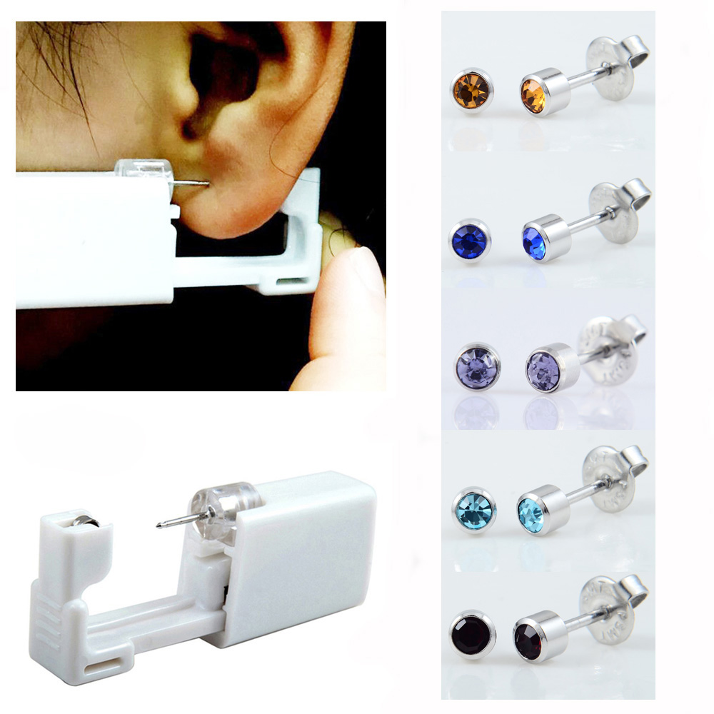 24pcs/Box No Pain Ear Piercing - Body Jewelry Jewelry Box incelemesi ve fiyatı