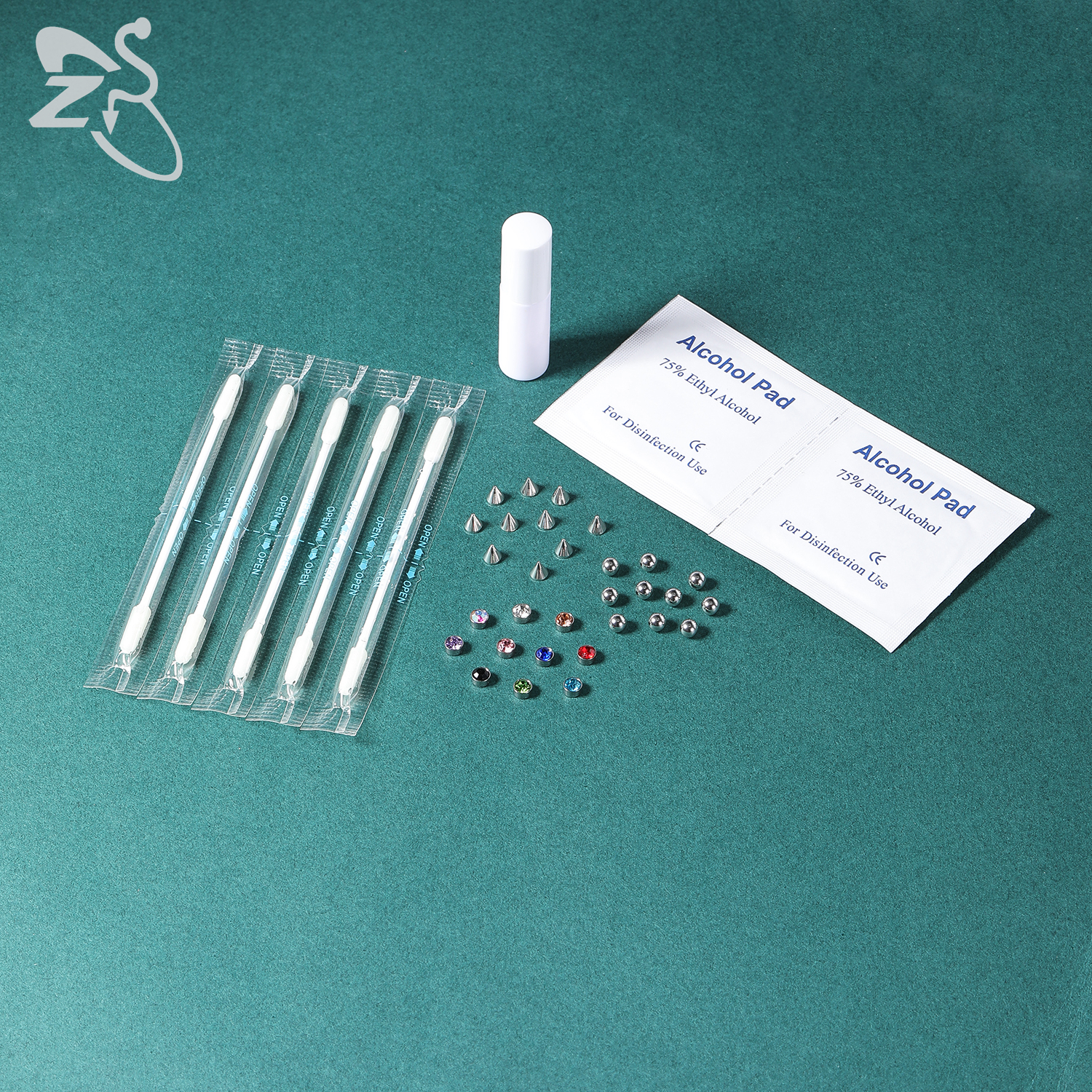 ZS 1 Set Fake Eyebrow Ring Men - Body Jewelry Lot incelemesi ve fiyatı