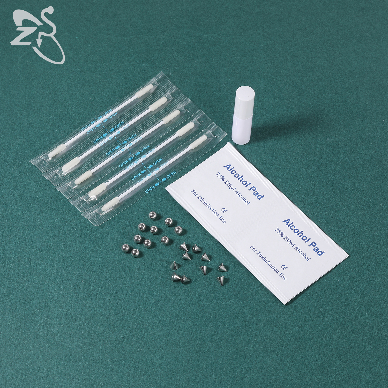 ZS 1 Set Fake Eyebrow Ring Men - Body Jewelry Lot incelemesi ve fiyatı