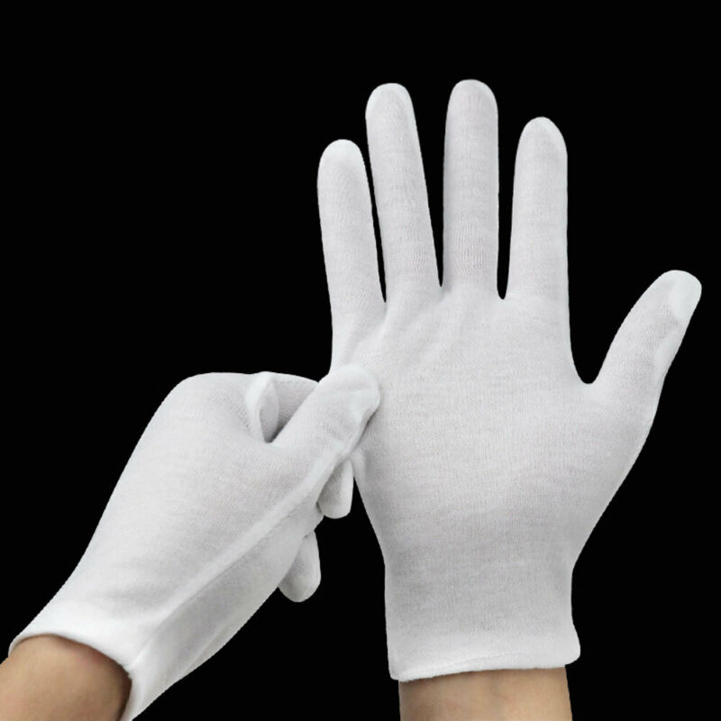 24PCS White Gloves 12 Pairs So - Body Jewelry Websites incelemesi ve fiyatı