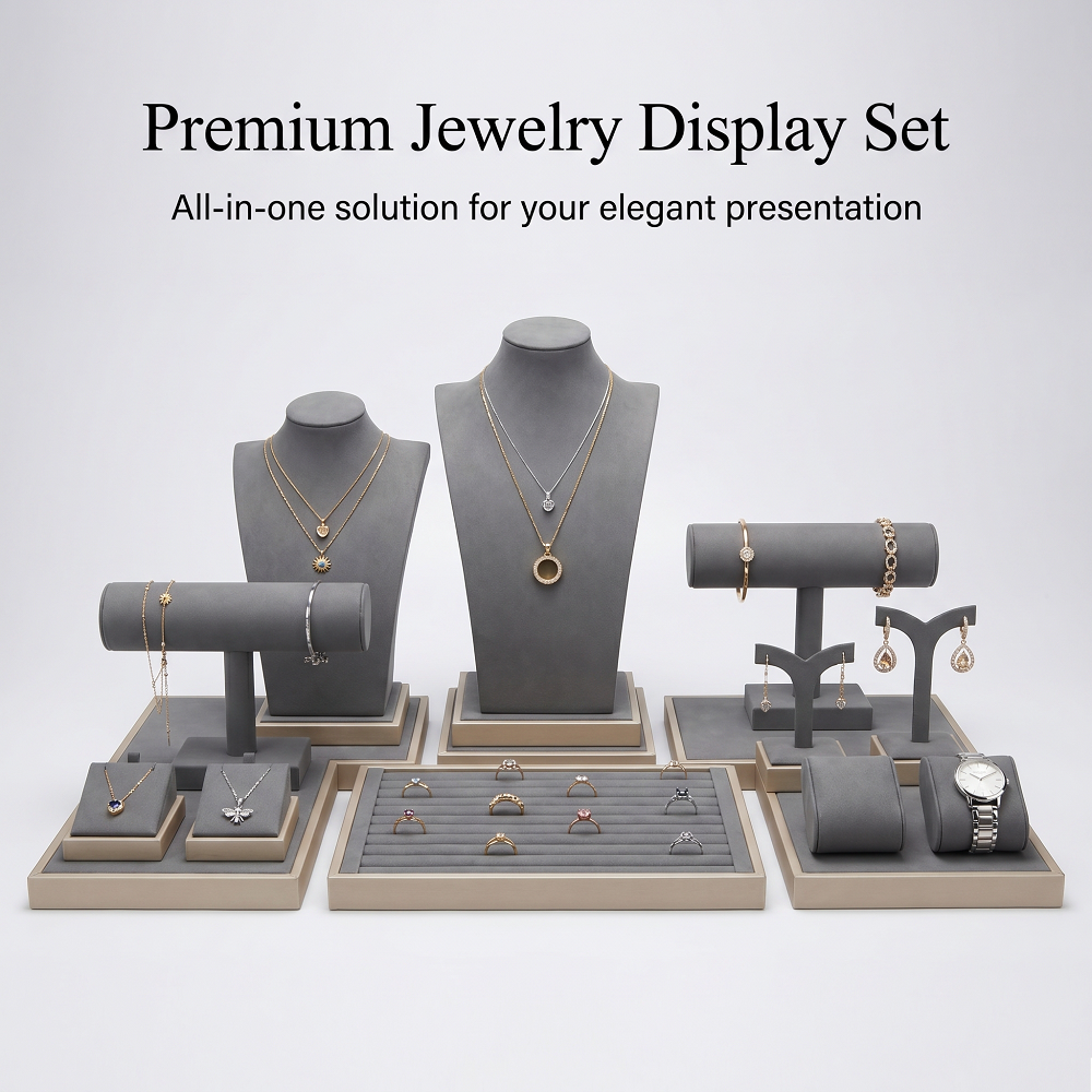 Microfiber Jewelry Display Set - Body Jewelry Display Ideas incelemesi ve fiyatı