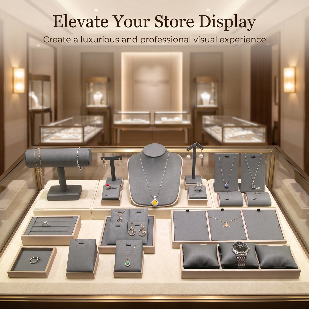 Microfiber Jewelry Display Set - Body Jewelry Display Ideas incelemesi ve fiyatı