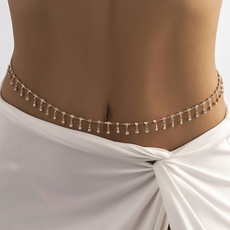 New Fashion Punk Rhinestone Ta - Body Jewelry Luxury incelemesi ve fiyatı