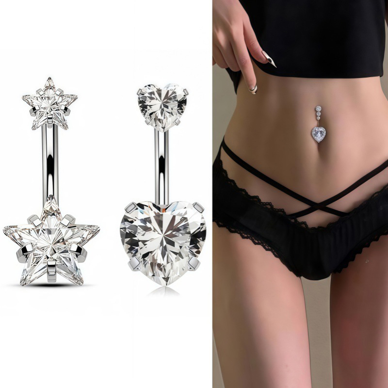 1PC Sexy Belly Navel Piercing  - Body Jewelry Hoops incelemesi ve fiyatı