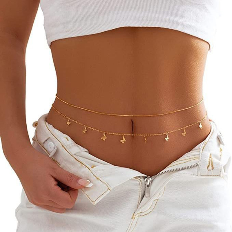 Fashion Simple Double Layer Be - Body Jewelry Beach incelemesi ve fiyatı