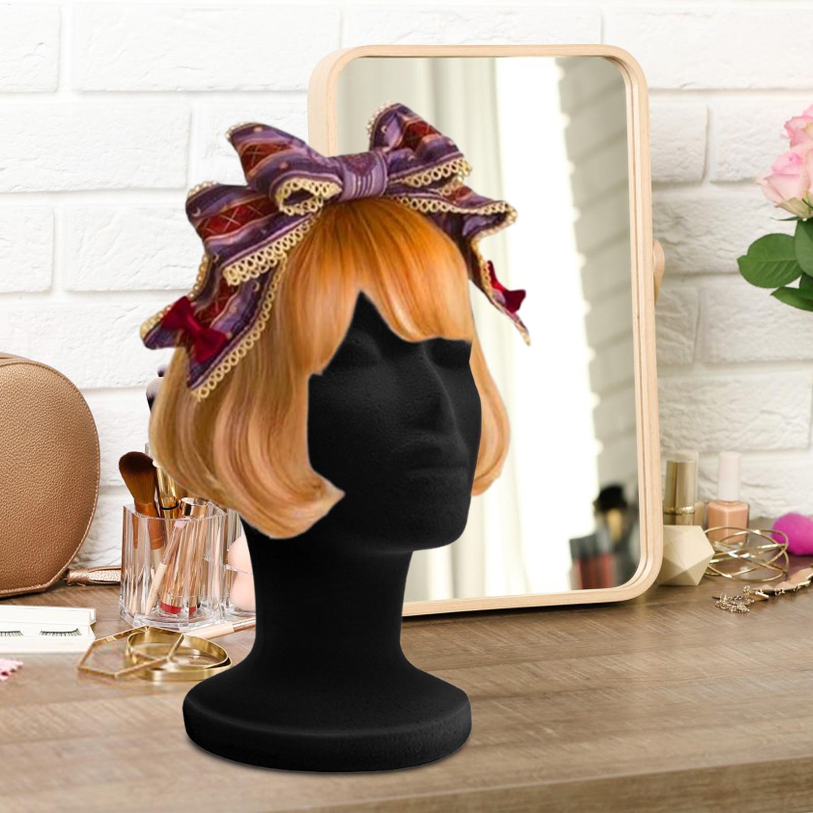 Black Mannequin Head Foam Velv - Body Jewelry Display Ideas incelemesi ve fiyatı