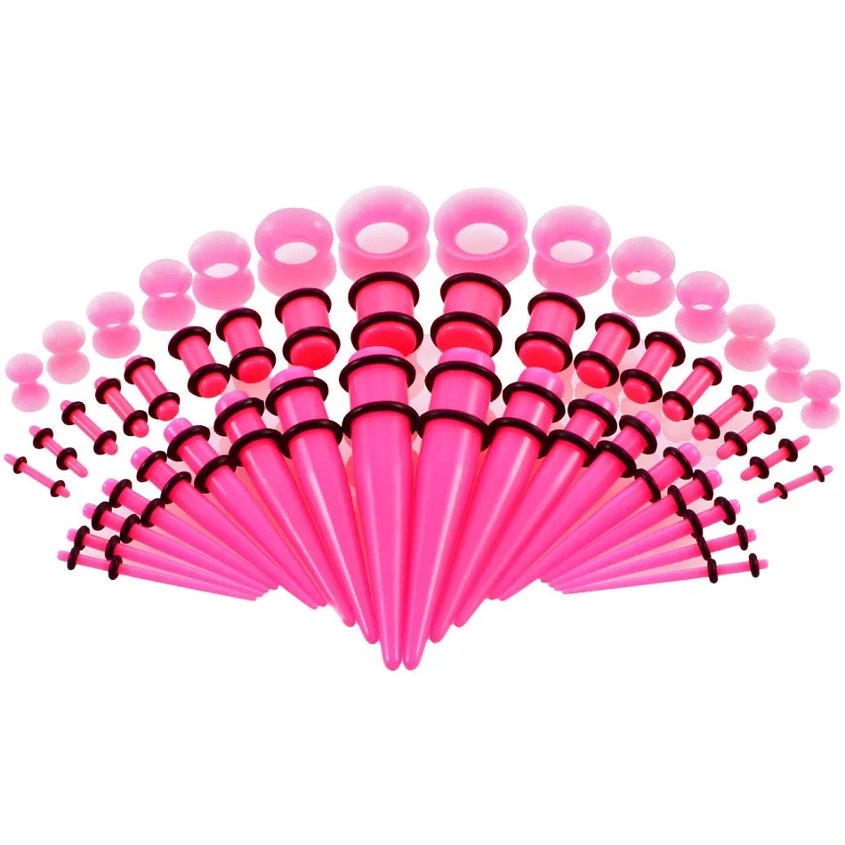 36/50pcs/Set Acrylic Ear Pierc - Body Jewelry Tunnels incelemesi ve fiyatı