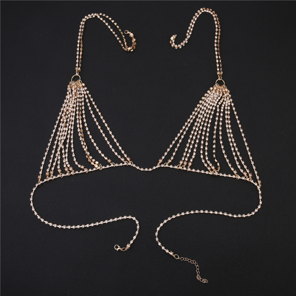 Summer Sexy Shiny Crystal Rhin - Body Jewelry Necklace incelemesi ve fiyatı