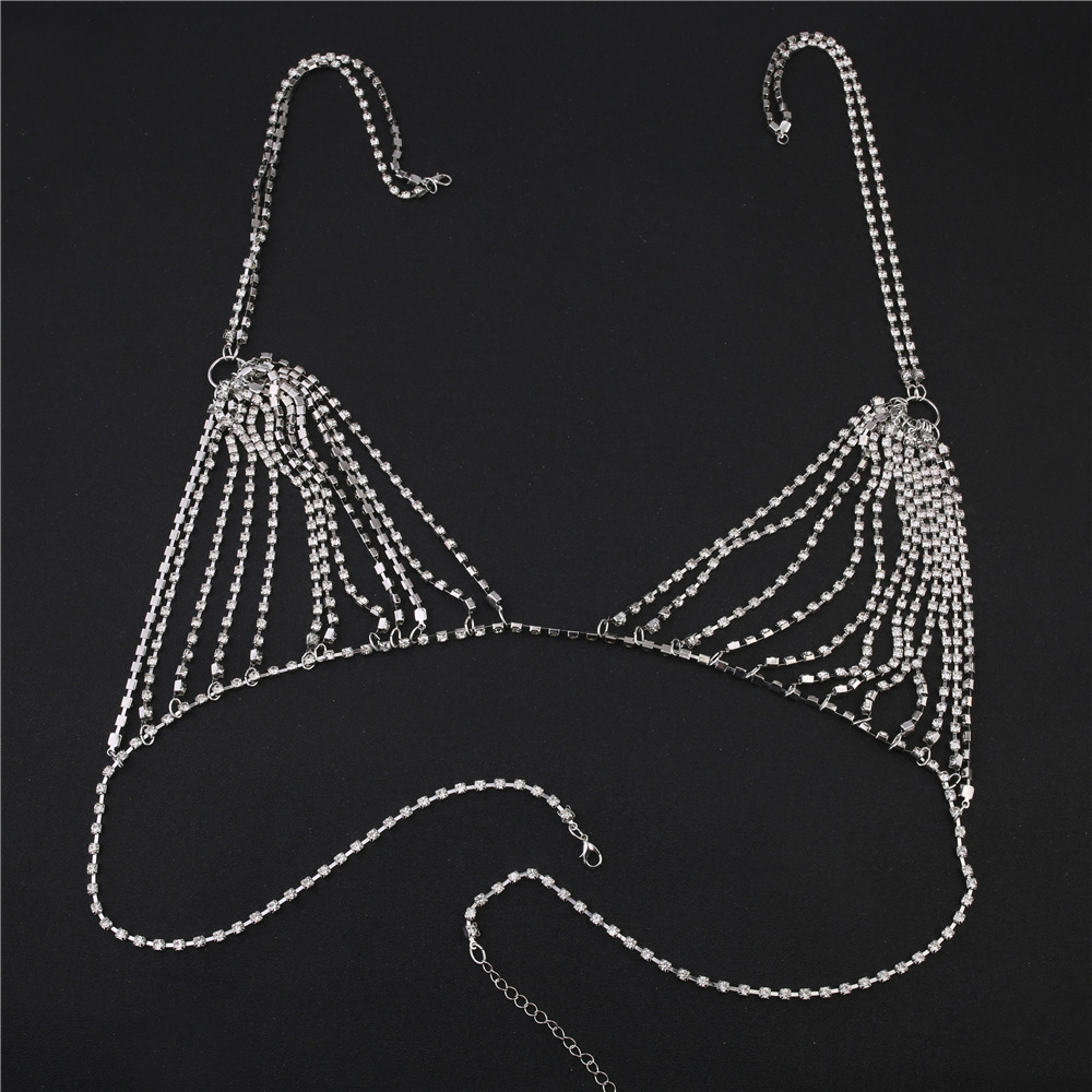 Summer Sexy Shiny Crystal Rhin - Body Jewelry Necklace incelemesi ve fiyatı