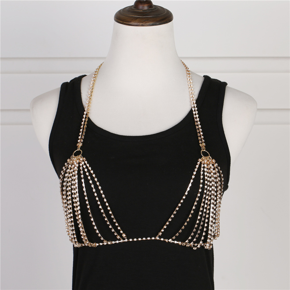 Summer Sexy Shiny Crystal Rhin - Body Jewelry Necklace incelemesi ve fiyatı