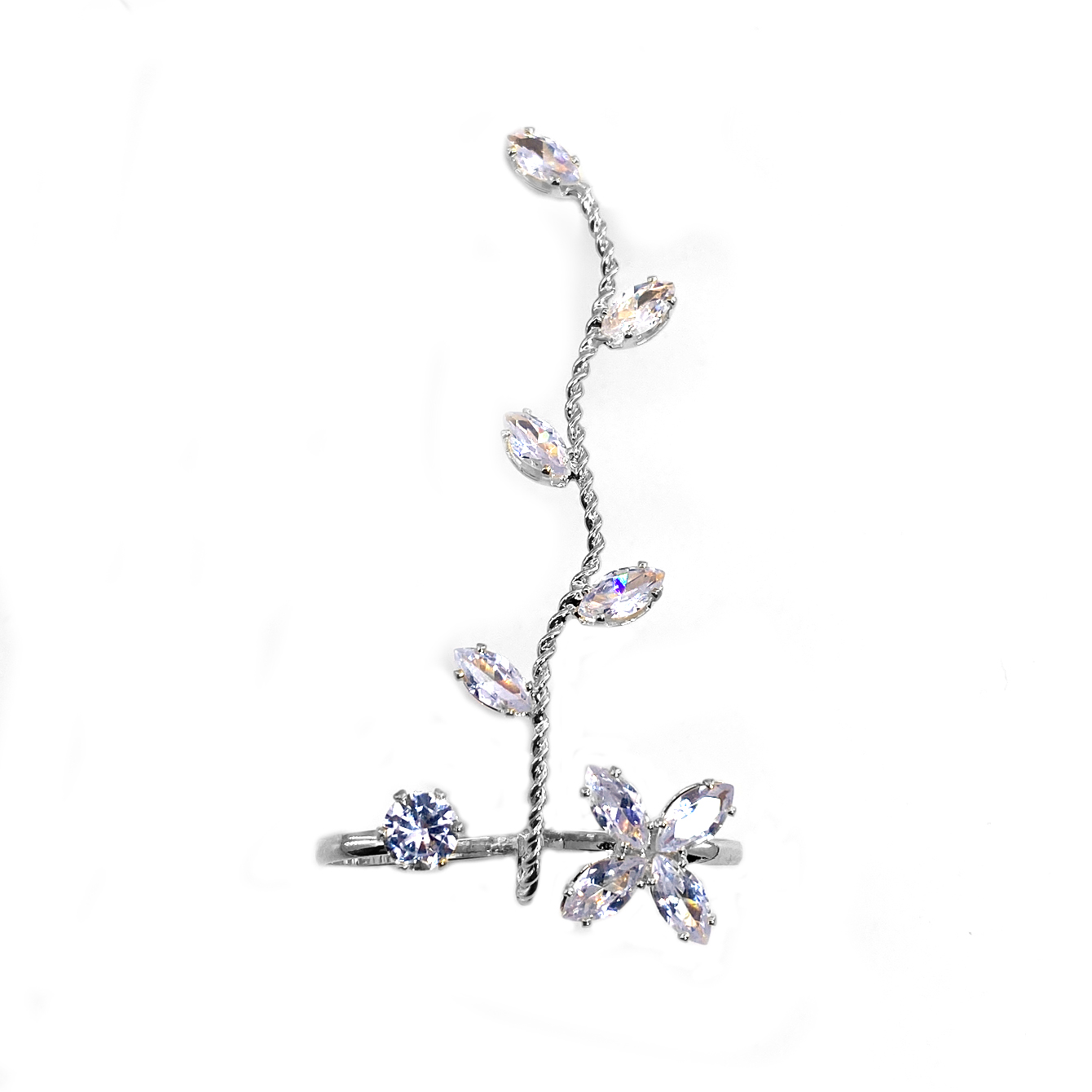 1pc Exquisite Zircon Foot Ring - Body Jewelry Hoops incelemesi ve fiyatı